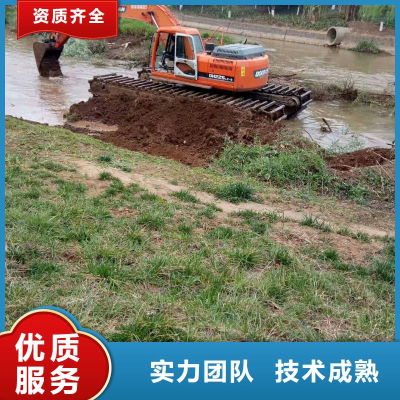 信誉好的浮船挖机租赁厂家_质量保证当地品牌