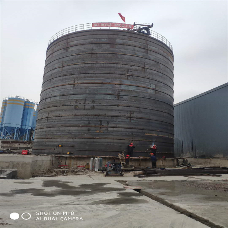 筒仓式钢板仓施工方案