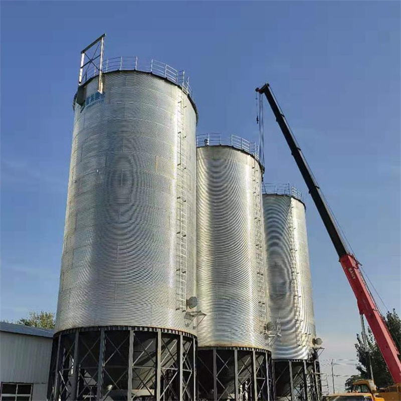 玉米豆类装配式粮仓钢板仓价格实在