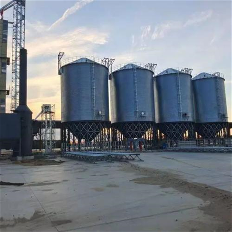 立式玉米钢板仓施工安装