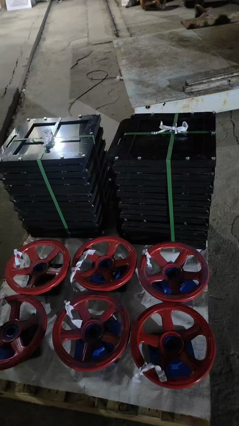 河道铸铁闸门-螺杆式闸门启闭机环保型
