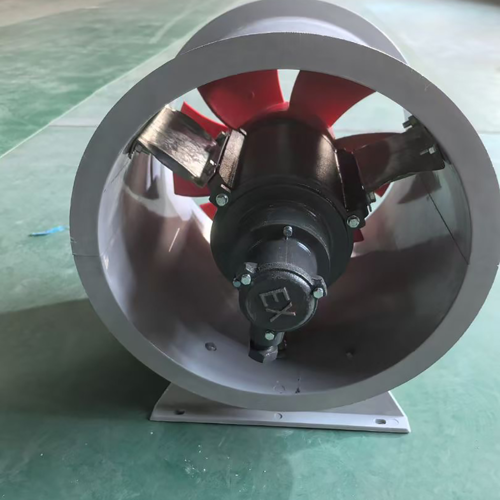 商洛FT35-11型玻璃钢轴流风机噪音低