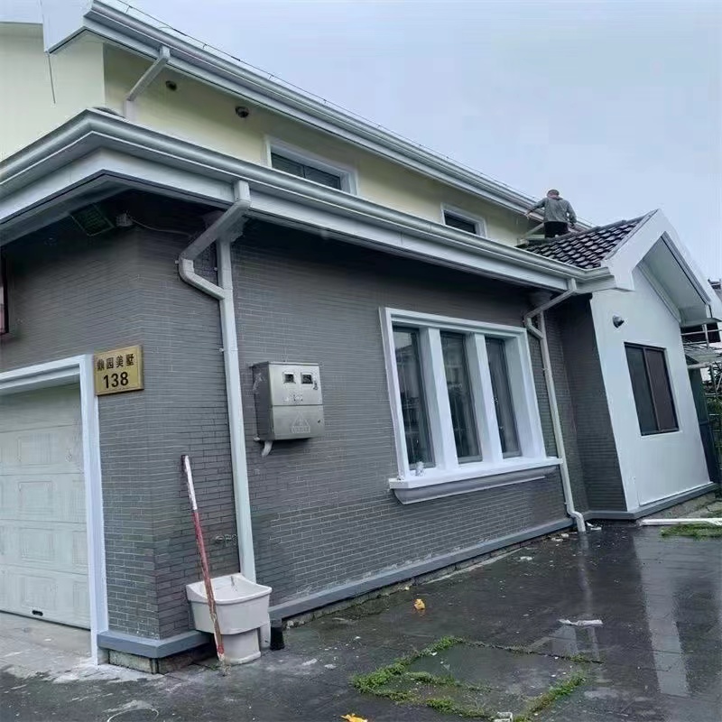 彩铝成品雨水槽厂家
