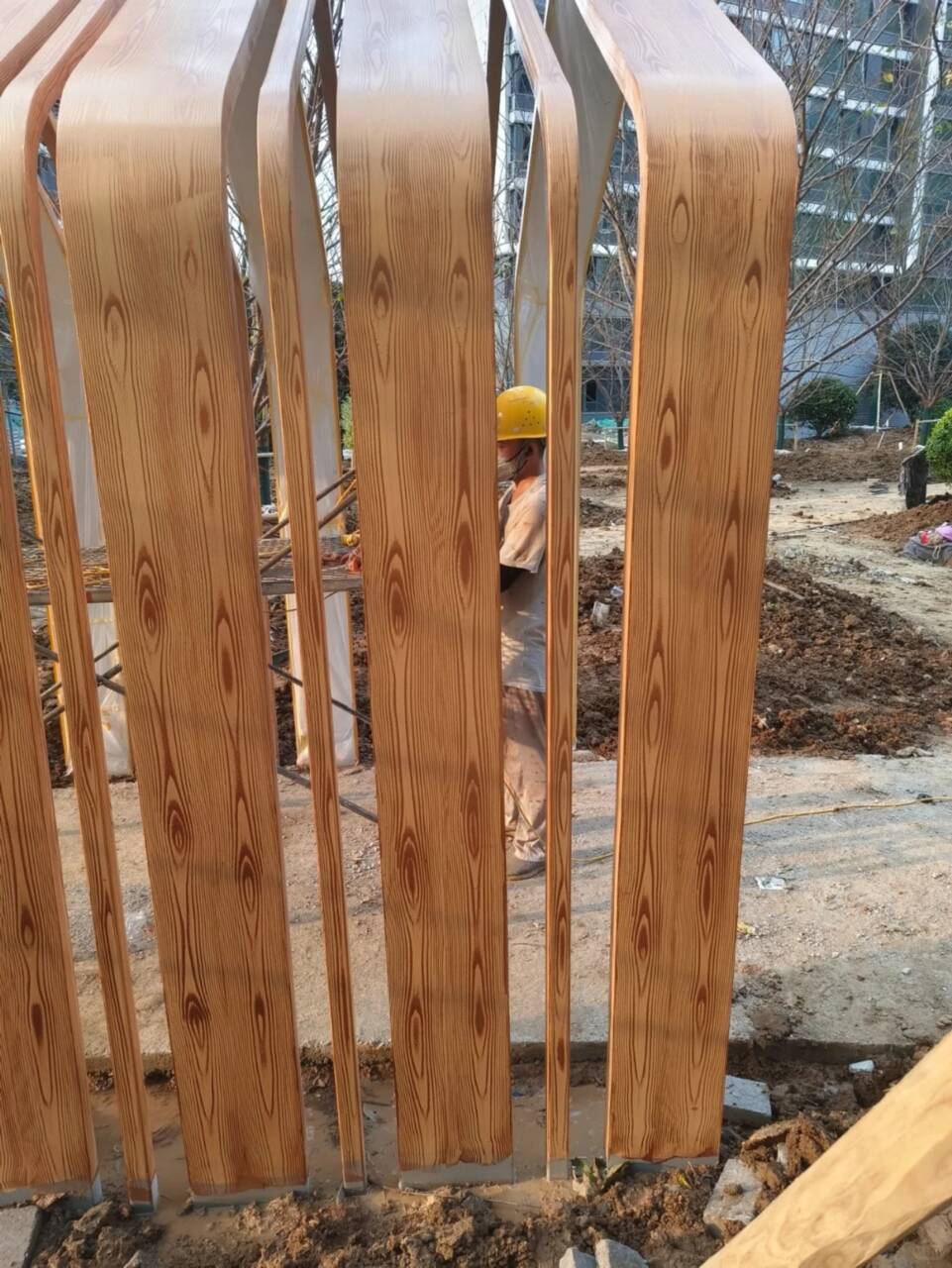 钢结构金属面木纹漆施工厂家
