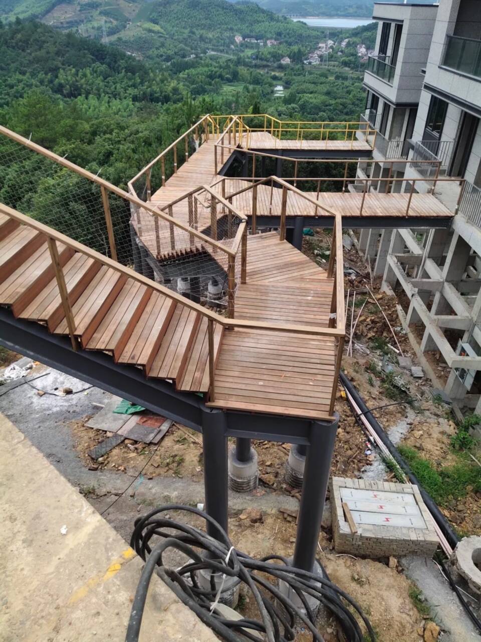 廊架护栏木纹漆，钢结构仿木纹漆，仿古木纹漆厂家电话
