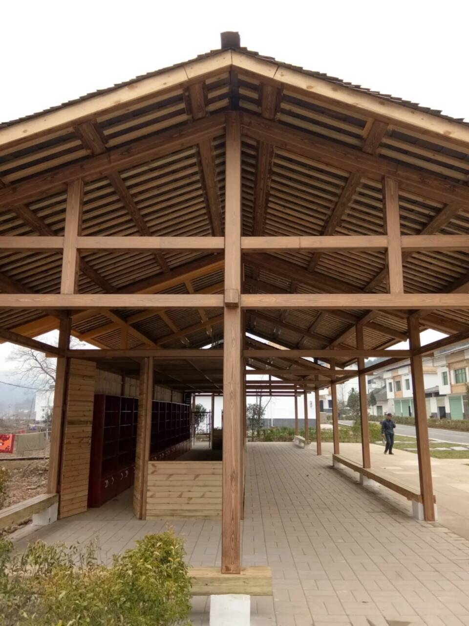 生态复古木纹漆，方钢圆管木纹漆，艺术涂料包工包料
