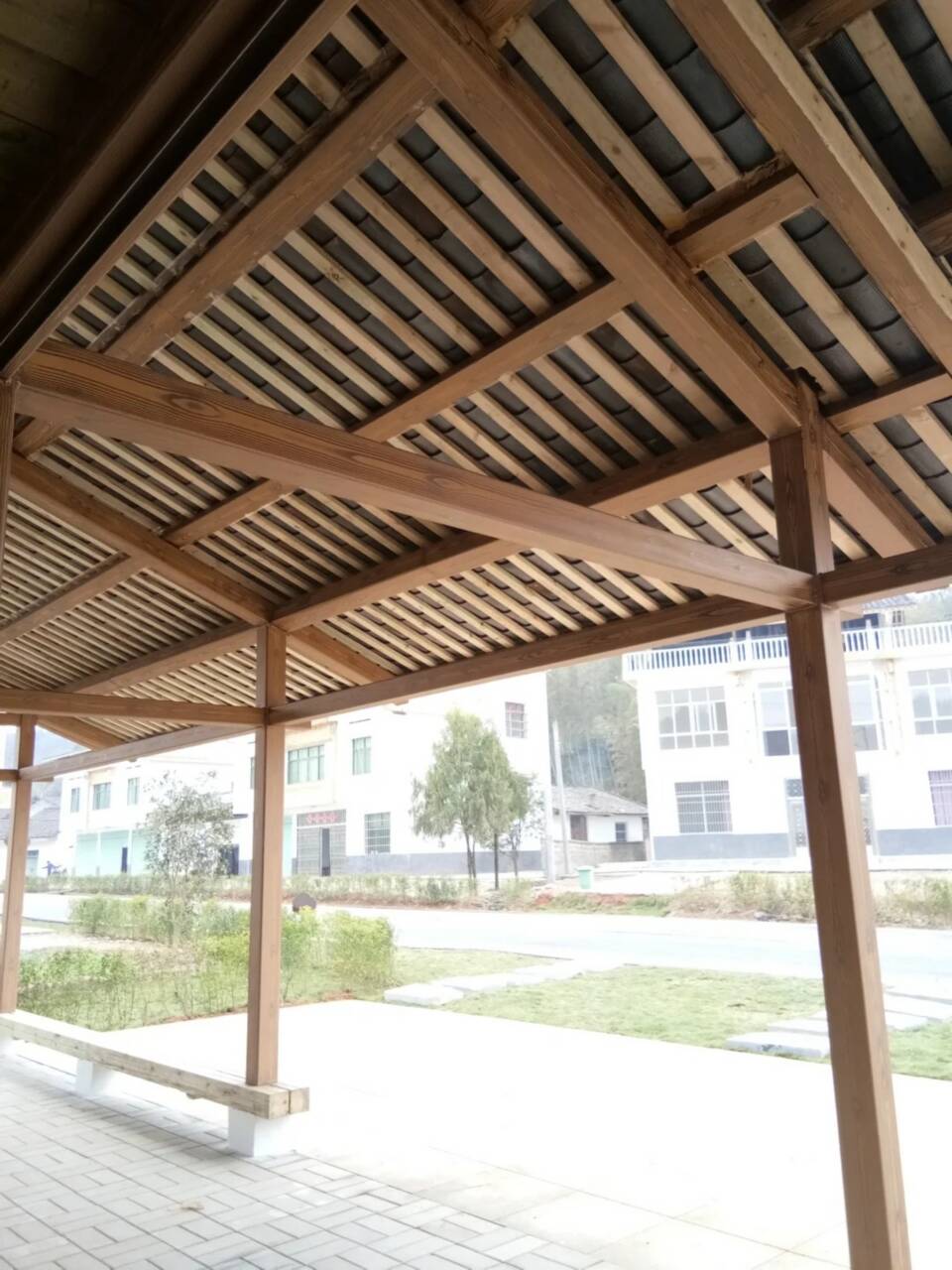 生态复古木纹漆，方钢圆管木纹漆，艺术涂料厂家定制