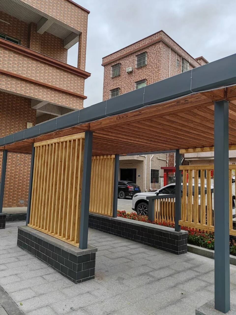 仿古园林建筑木纹漆施工多少钱