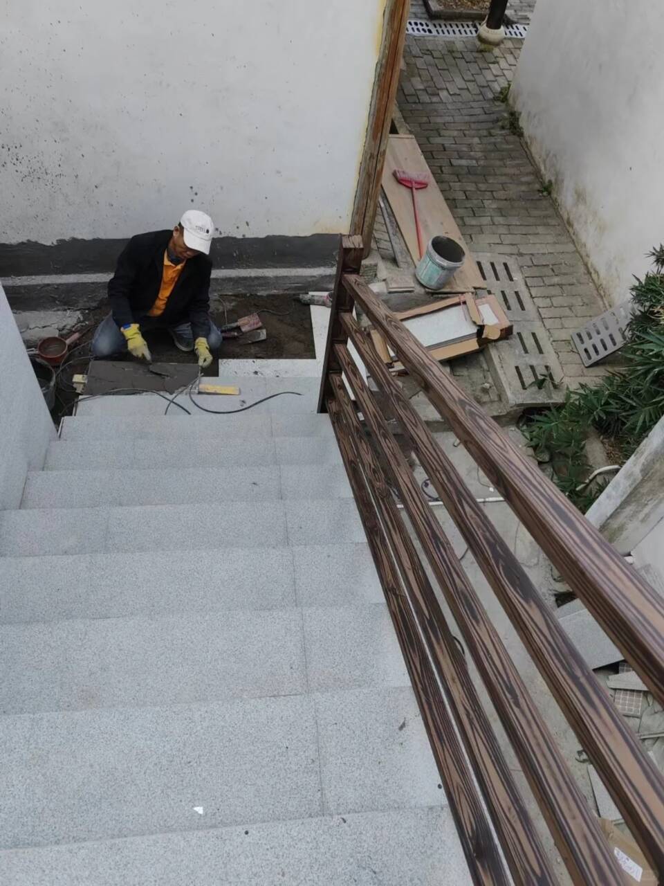 琼海市水性环保木纹漆，凉亭花架木纹漆，仿木纹漆全包施工价格