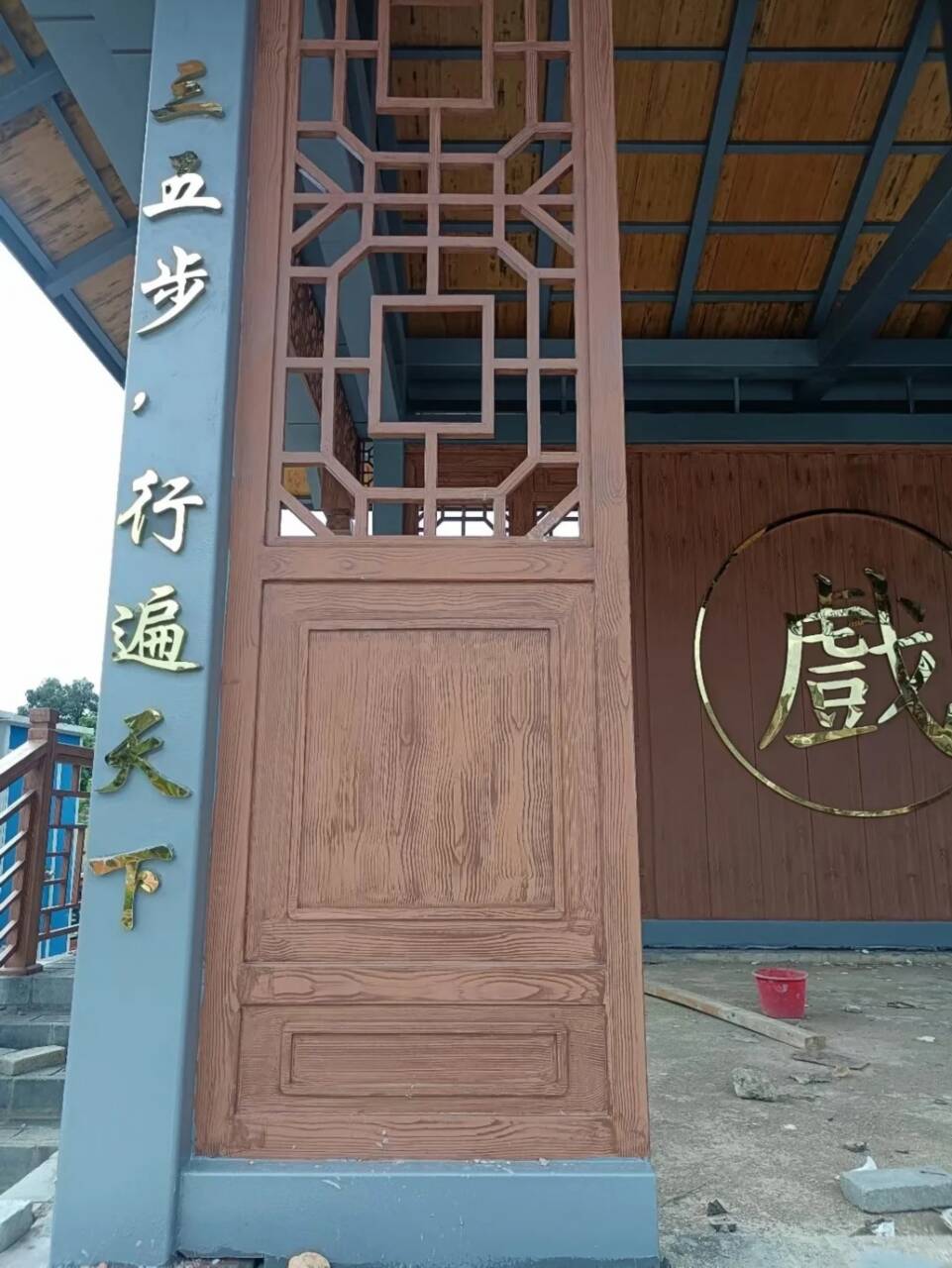 不锈钢仿木纹漆厂家施工