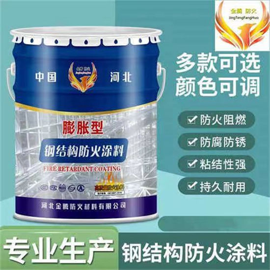 防火材料膨胀型钢结构防火涂料多种场景适用{本地}生产厂家