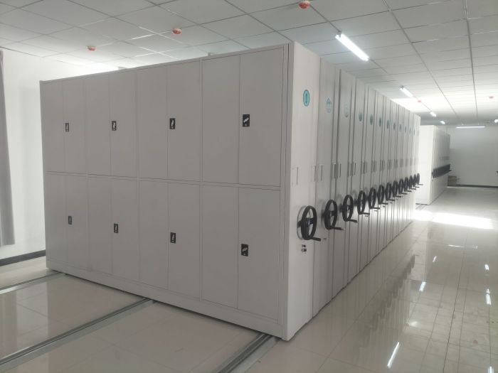 产品问题的解决方案【桦平】密集手摇式移动柜