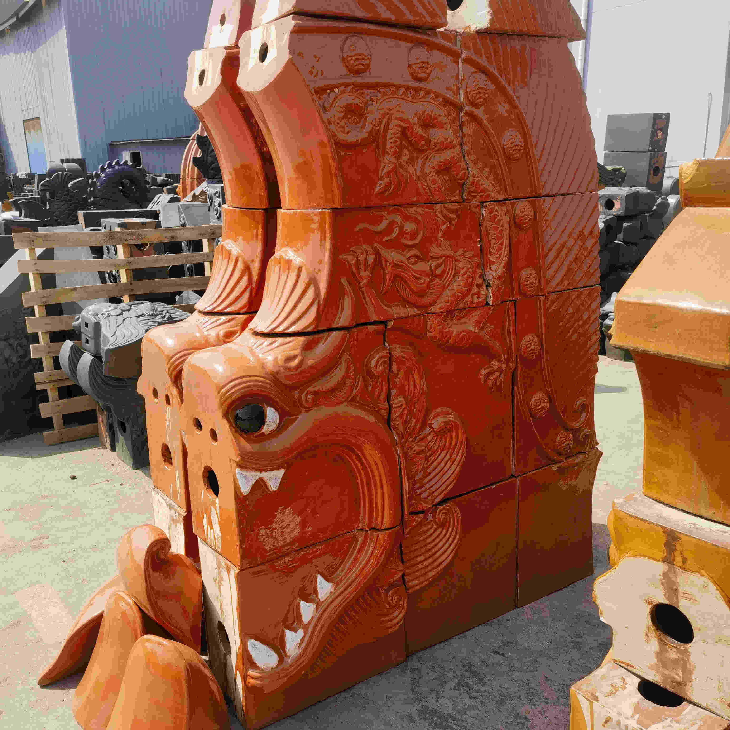 宜兴古建筒瓦物流快捷