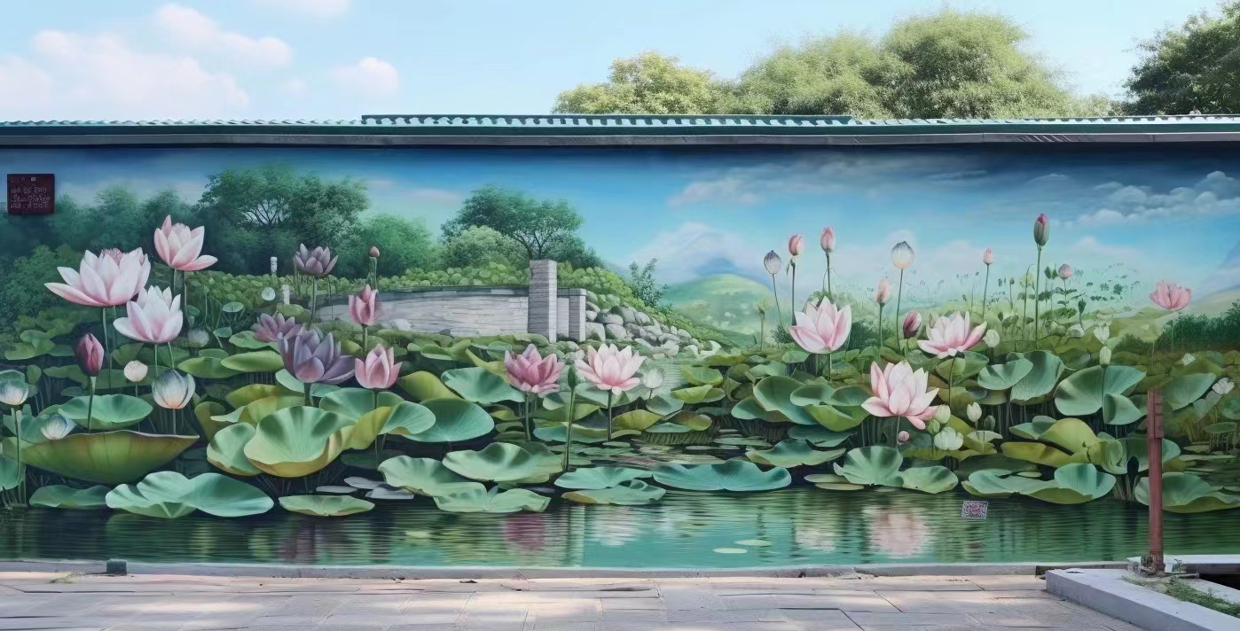 文化墙彩绘墙绘手绘工作室