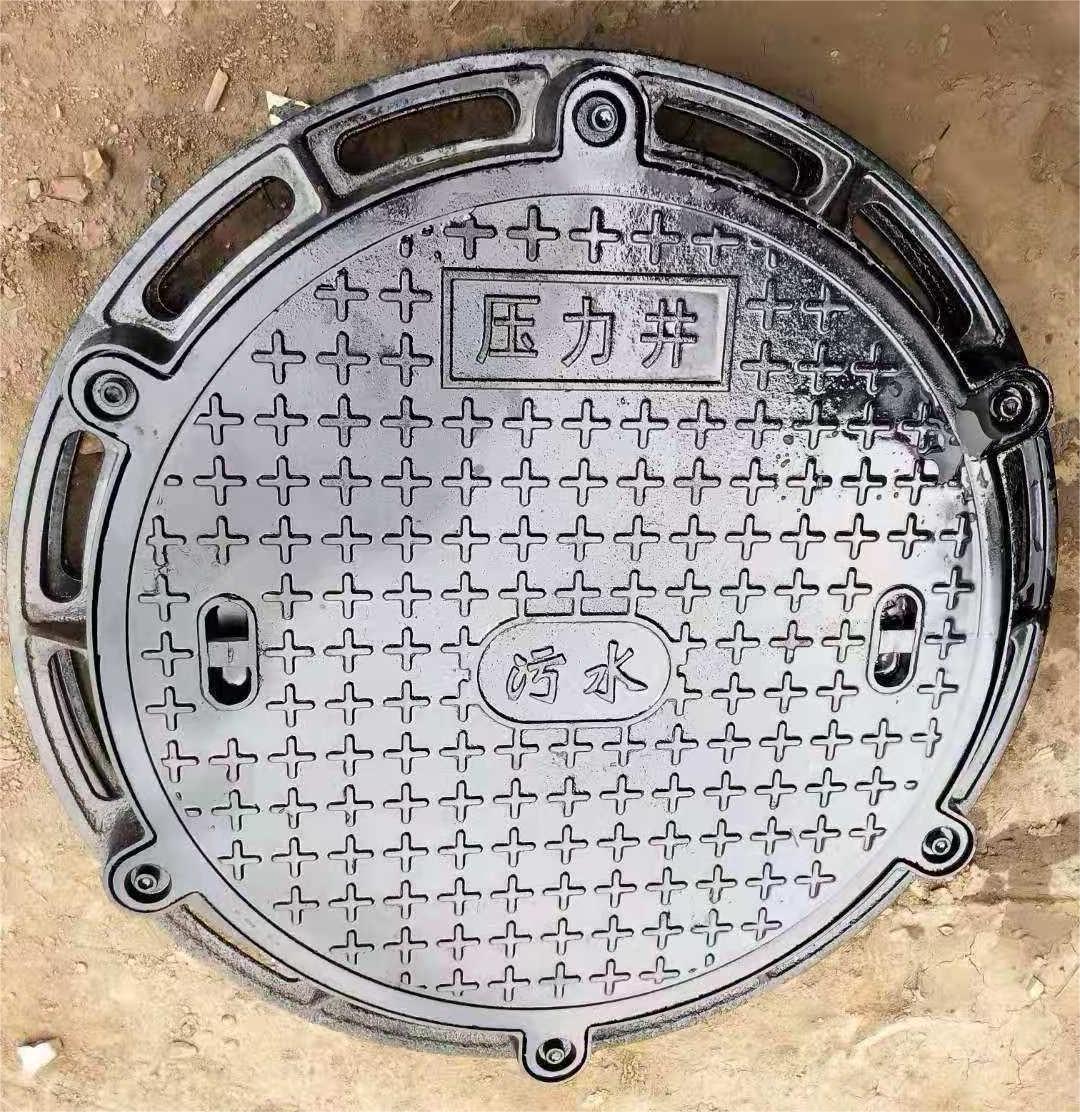 县小区用球墨铸铁井盖库存充足建通铸造厂家