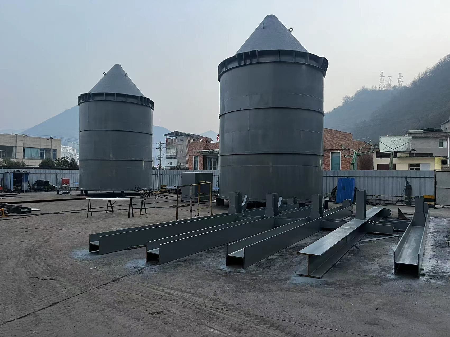 现货供应8万吨粉煤灰钢板库_实力厂家